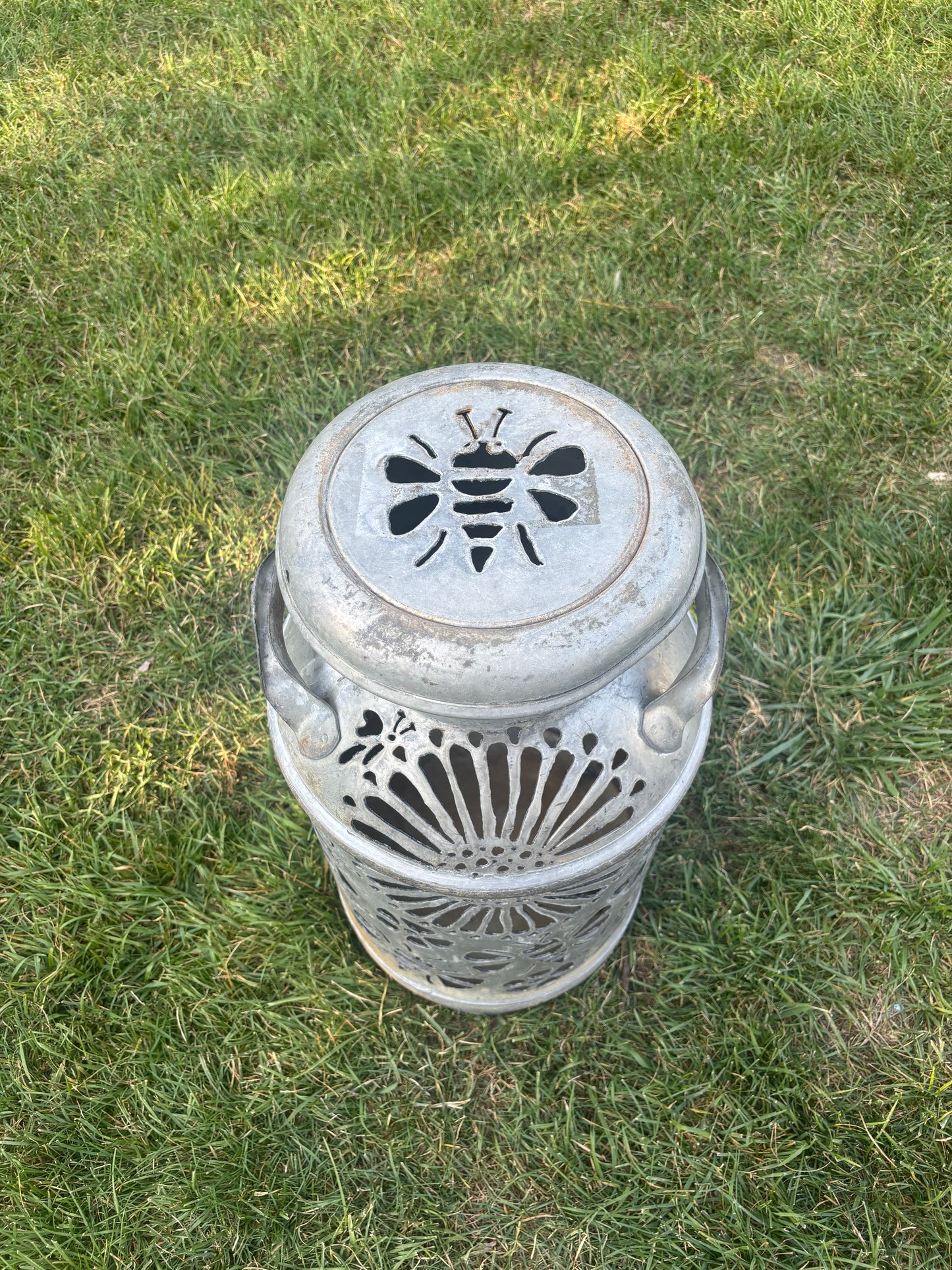 Vintage Milk Can - Bee Design