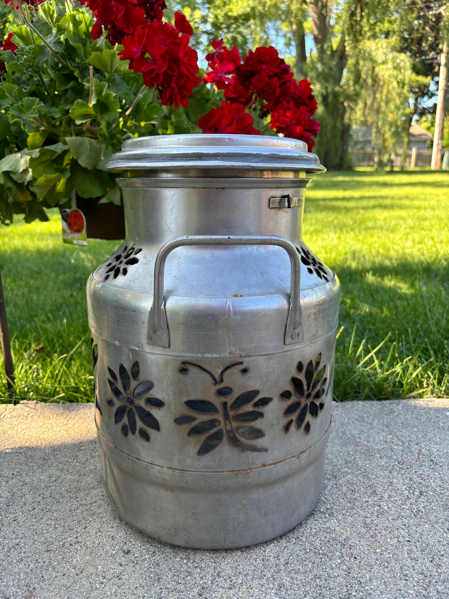 Mini Milk Can Luminary