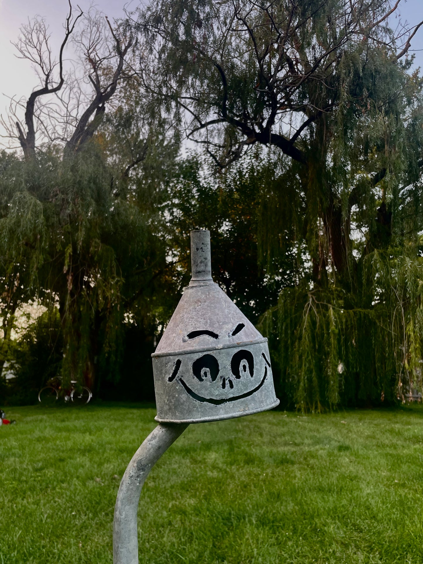 Vintage Funnels Tinman Totem (Four Funnels)