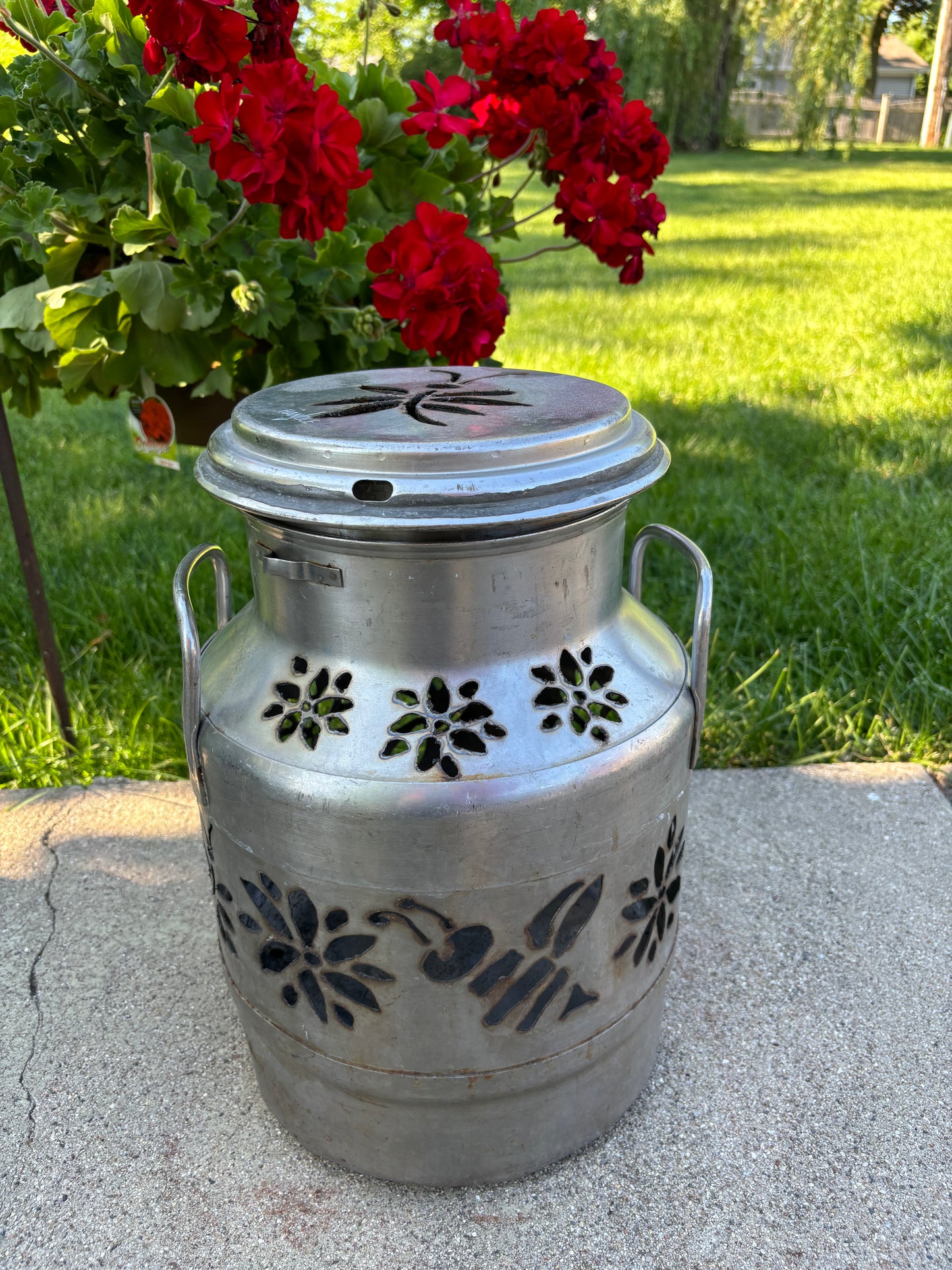 Mini Milk Can Luminary