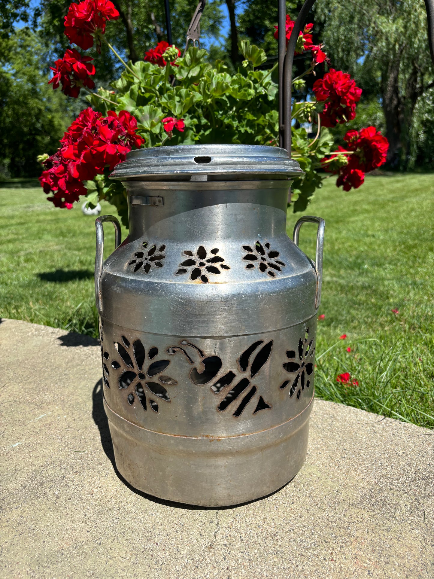 Mini Milk Can Luminary