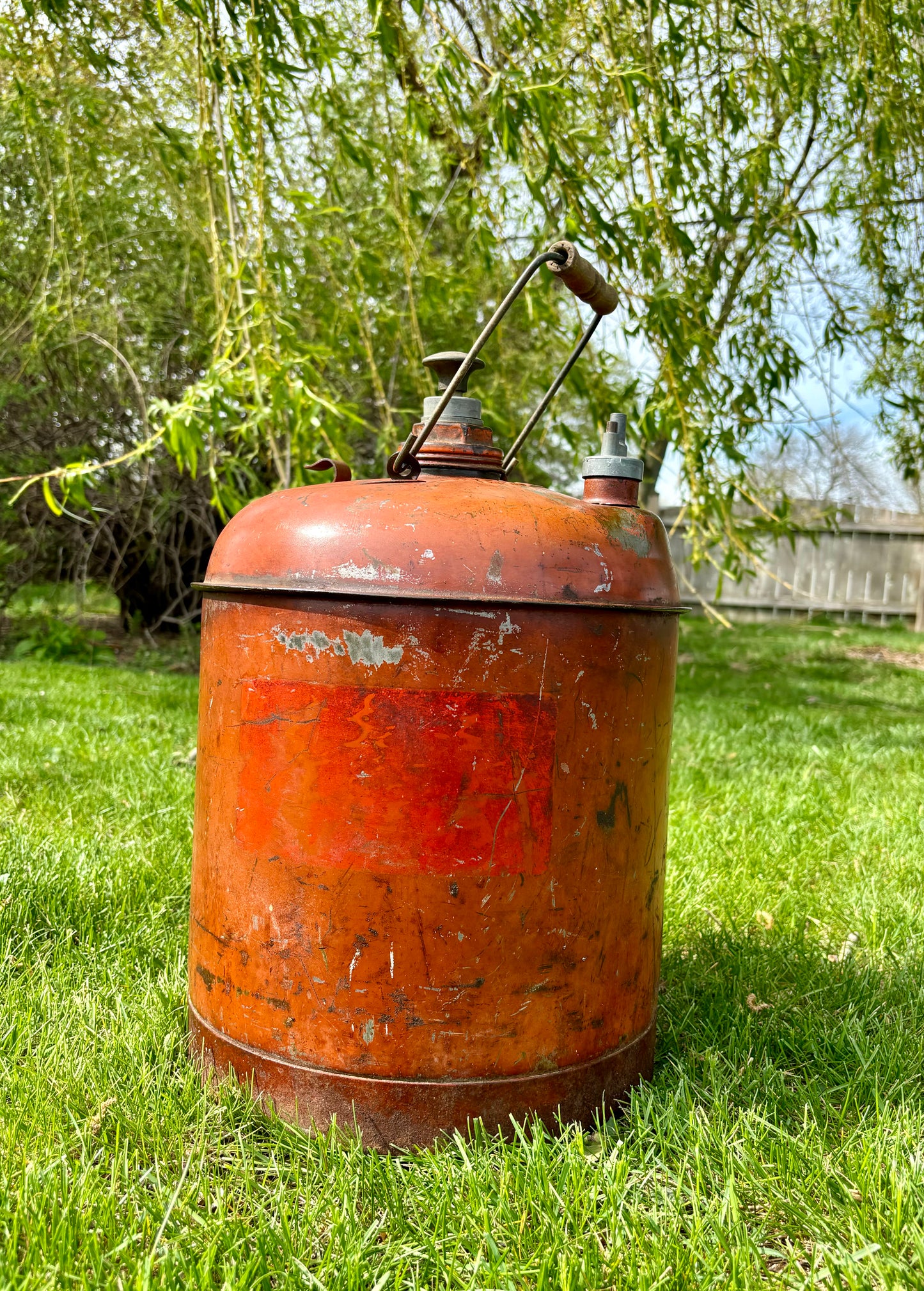 Antique Gas Can Jack-o-Lantern