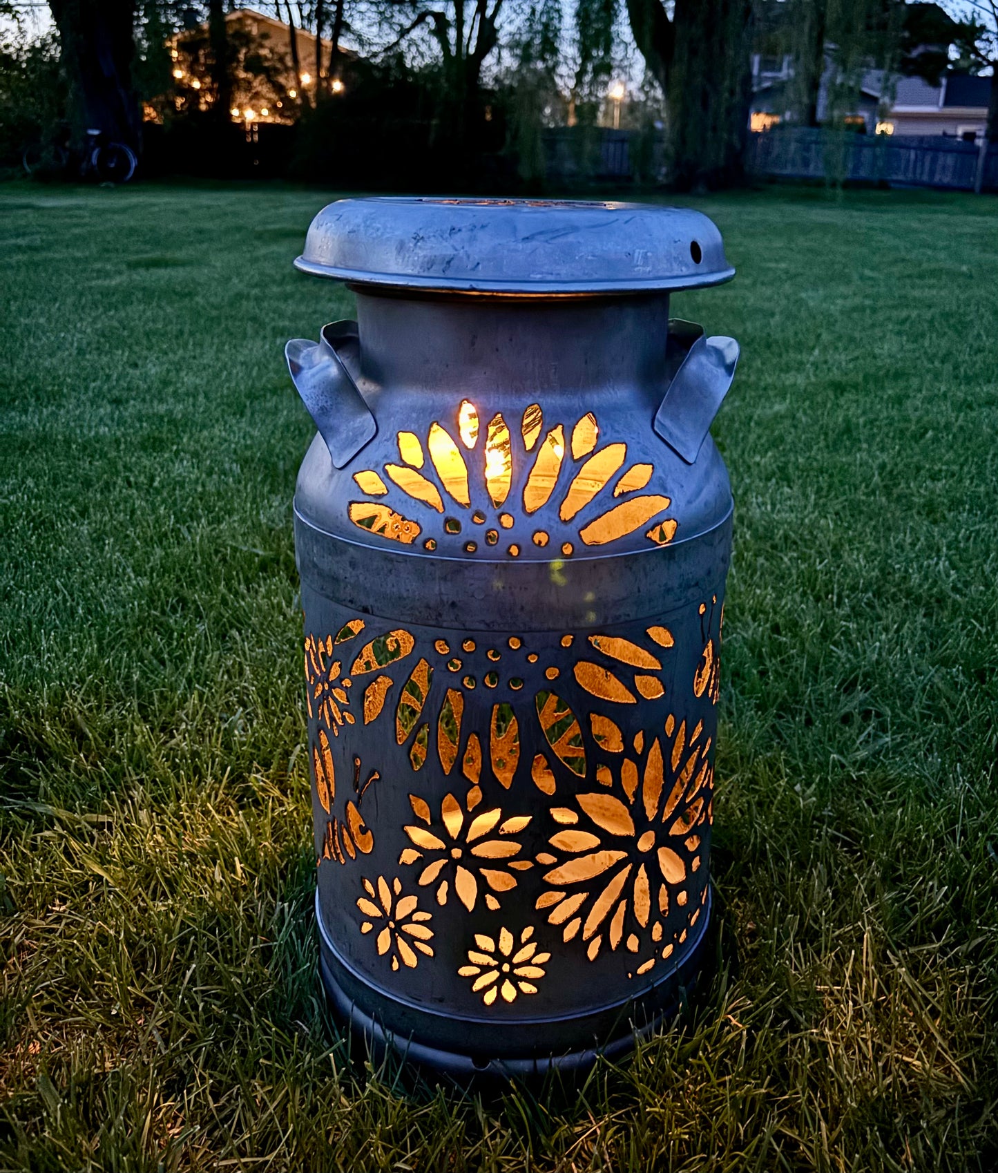Buzzy Bee Milk Can