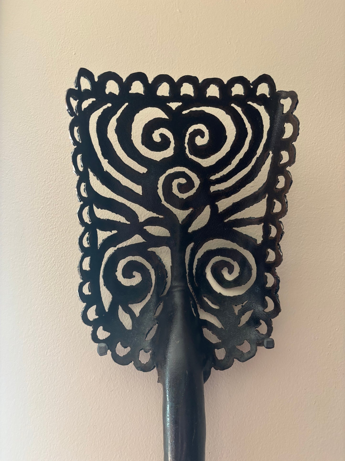 Antique Handcrafted Shovel - "Spiral Excavation"