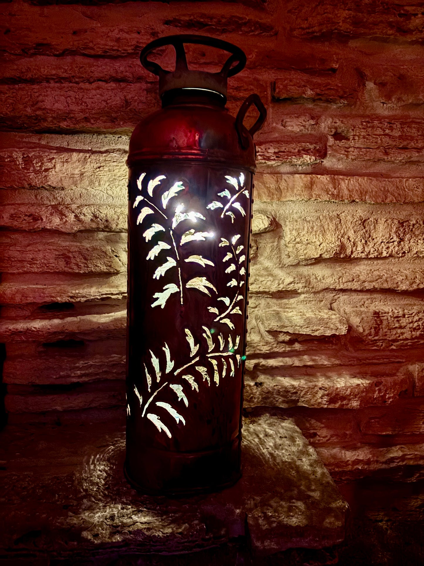 Antique Copper Fire Extinguisher
