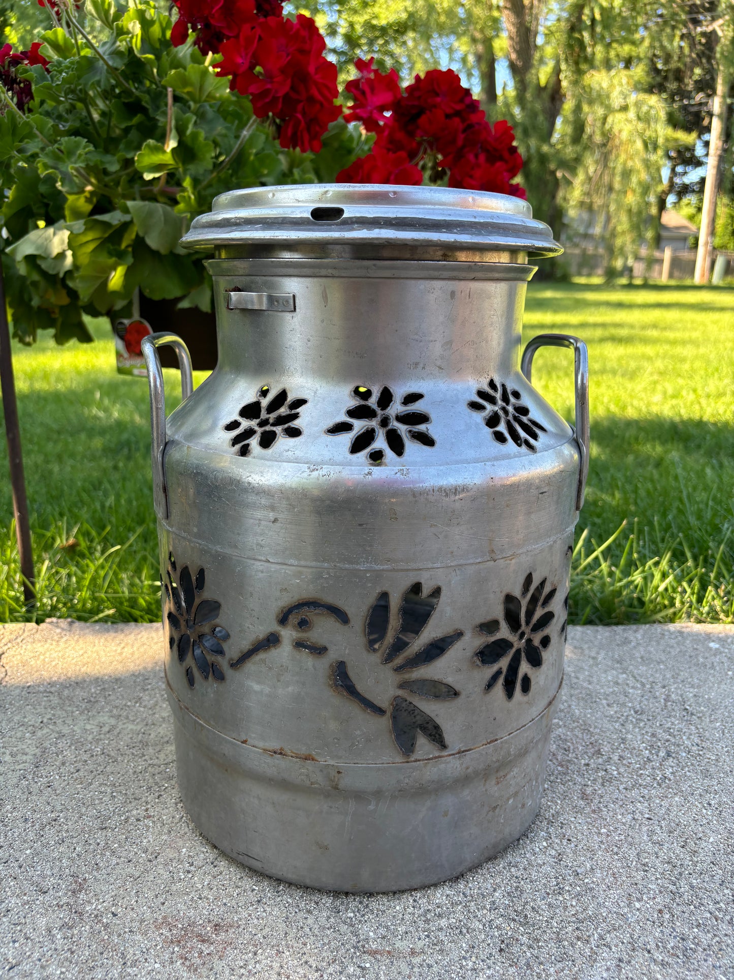 Mini Milk Can Luminary