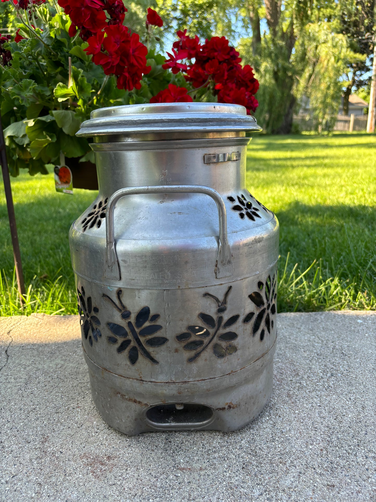 Mini Milk Can Luminary