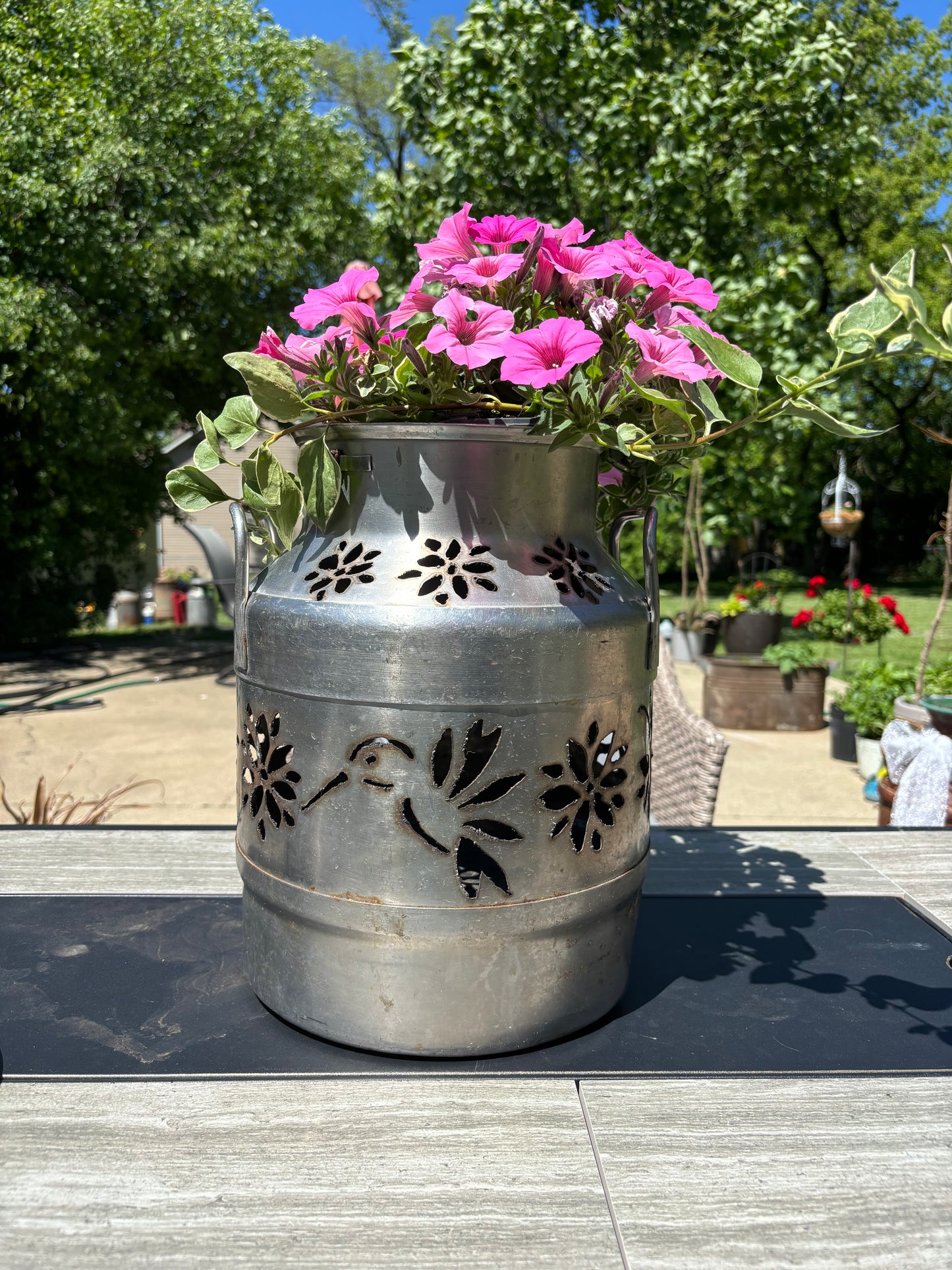 Mini Milk Can Luminary
