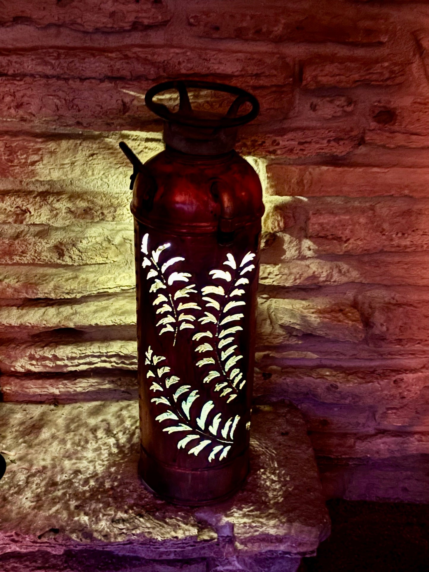 Antique Copper Fire Extinguisher