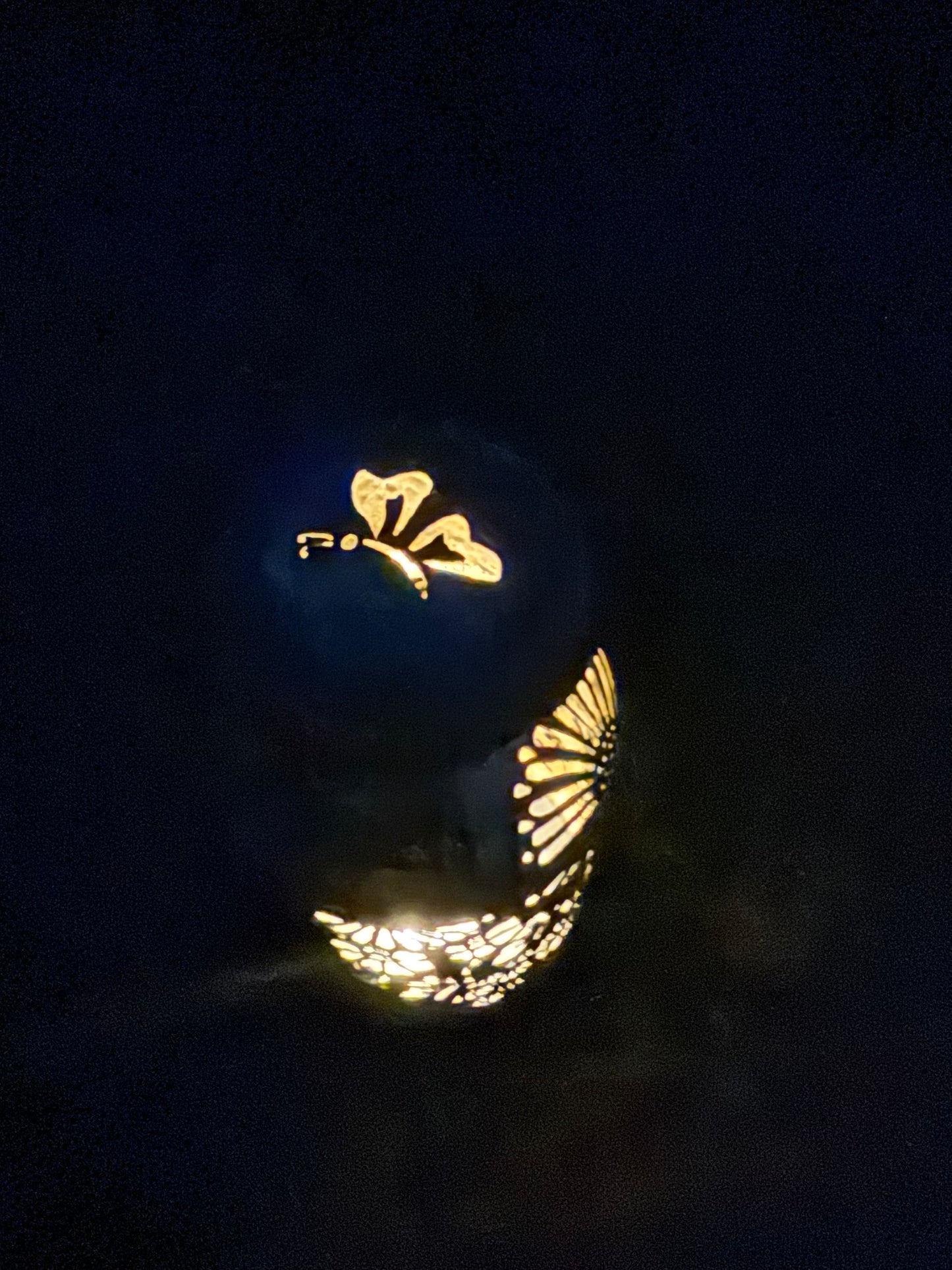 Vintage Milk Can Luminary - Flowers and Butterflies