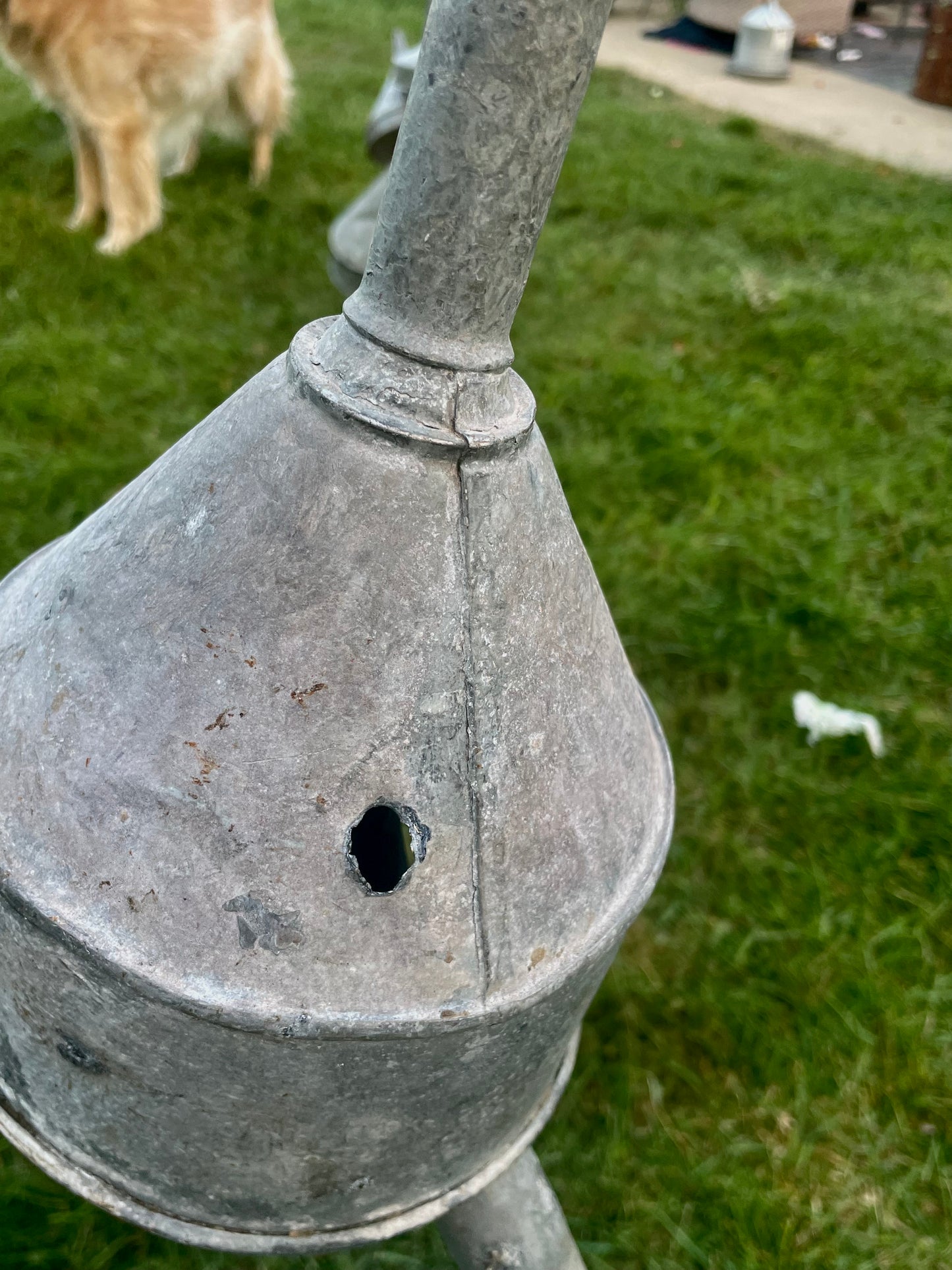 Vintage Funnels Tinman Totem (Four Funnels)