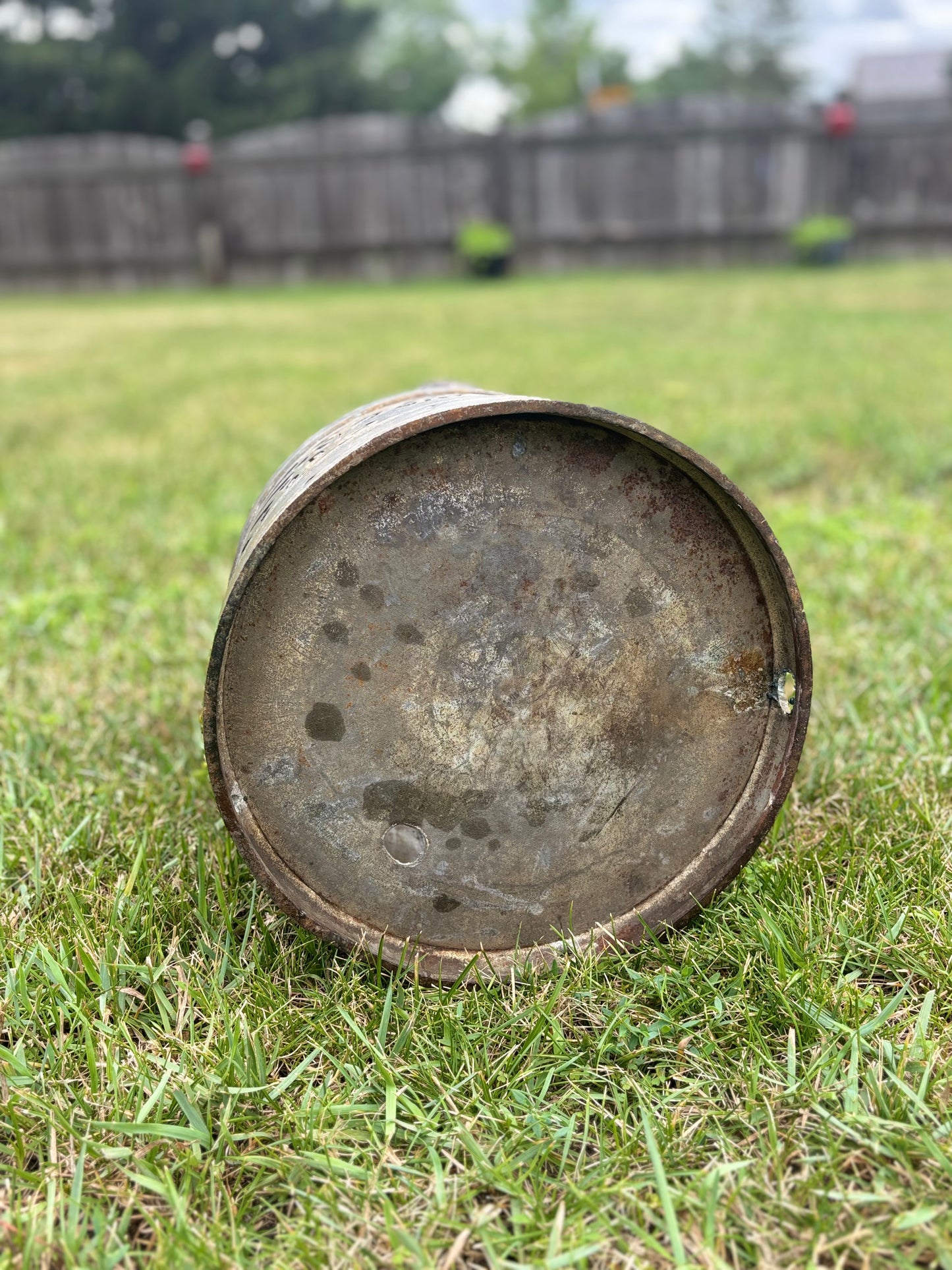 Vintage Milk Can - Dragonfly Design