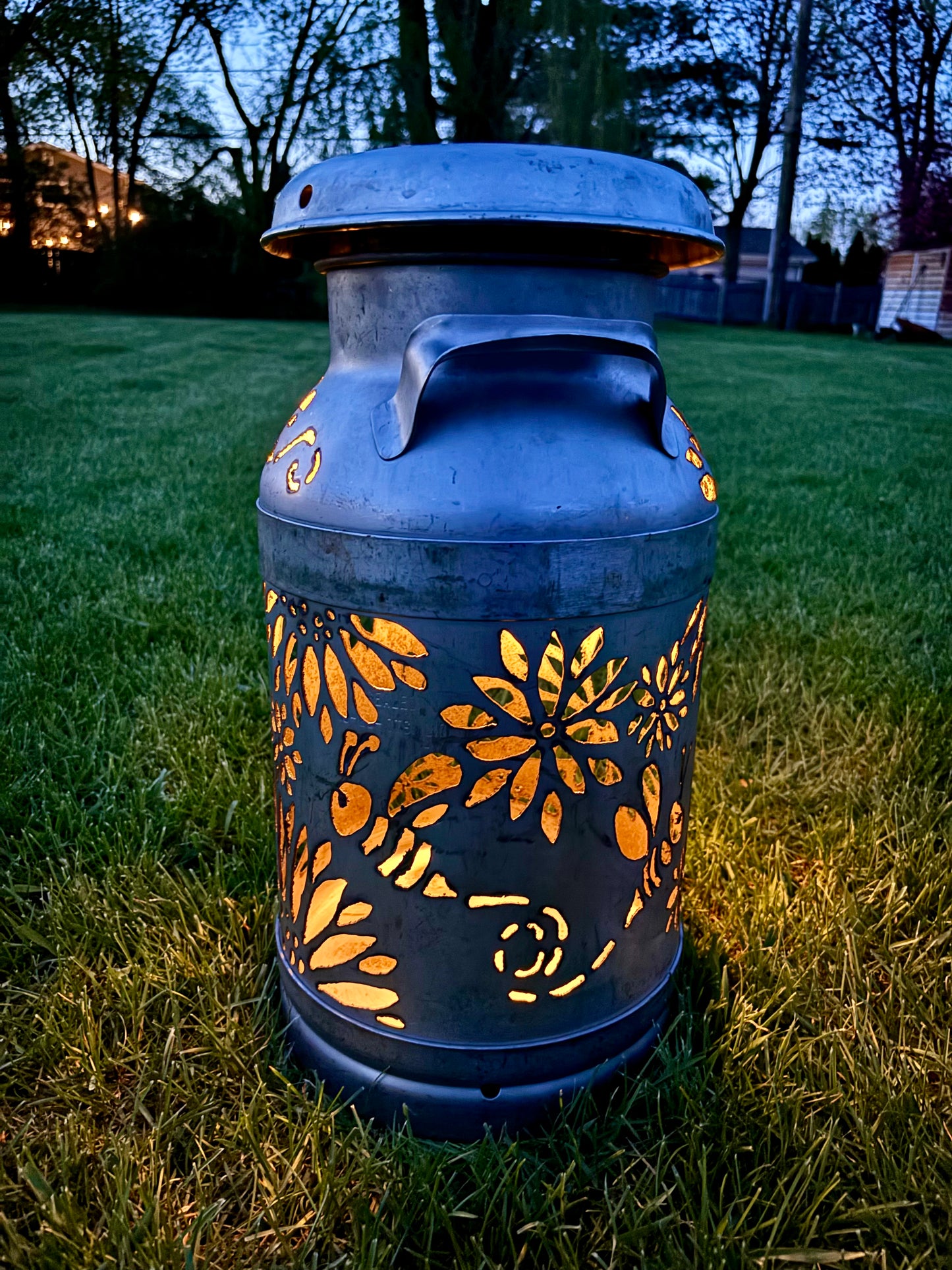Buzzy Bee Milk Can