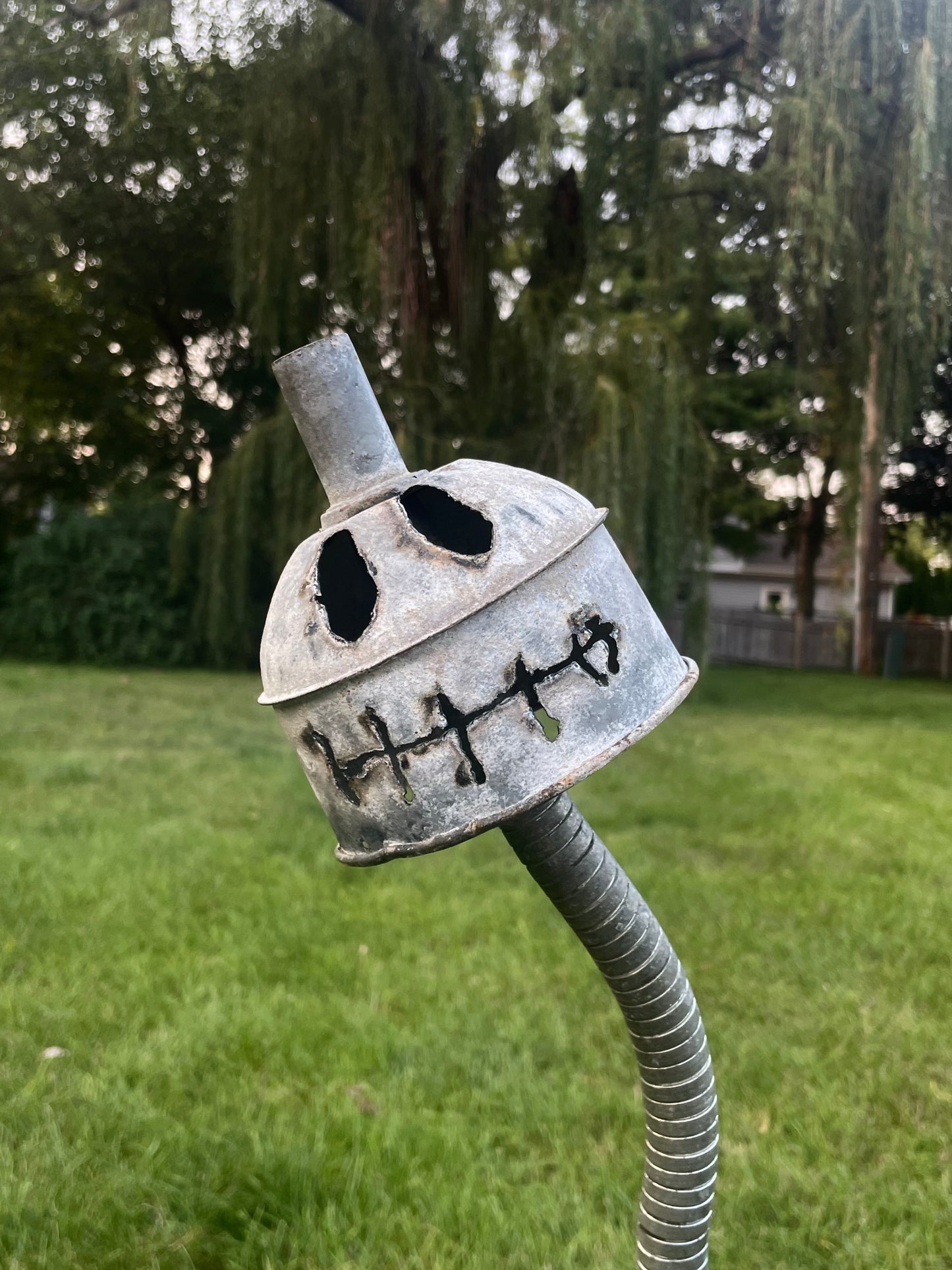 Vintage Funnels Tinman Totem (Five Funnels)
