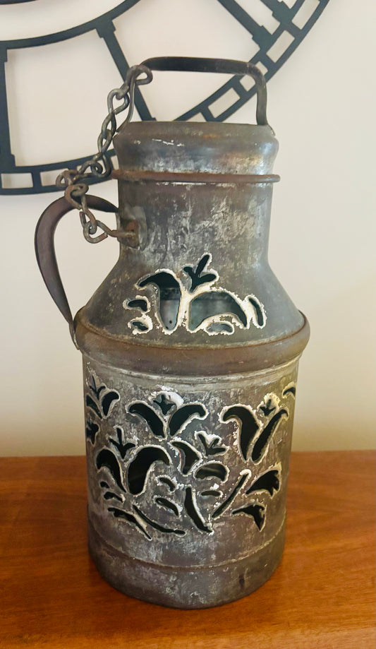 Mini Milk Can - Tulip Design