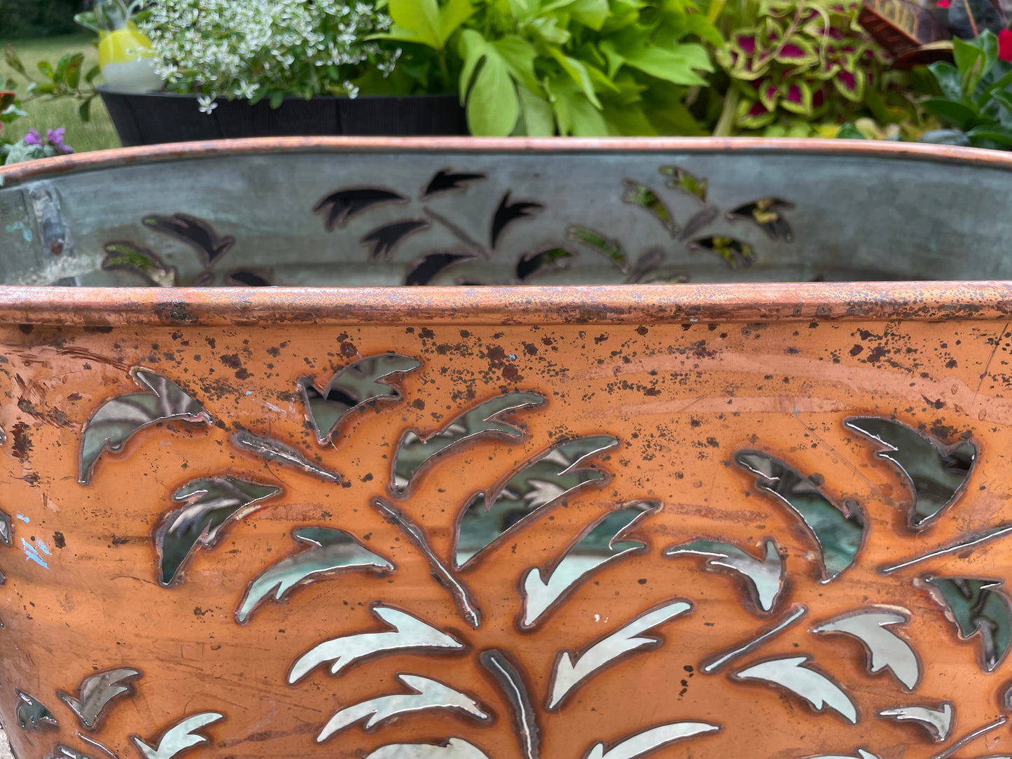 Vintage Copper Boiler Luminary