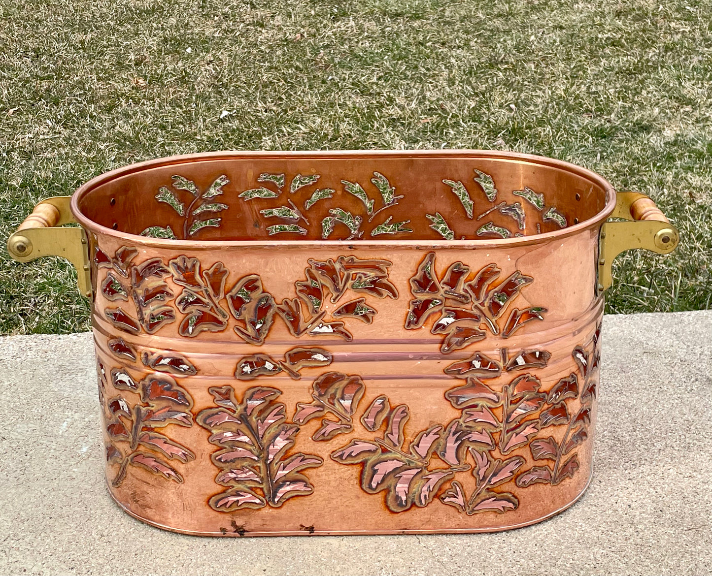 Vintage Copper Boiler Luminary