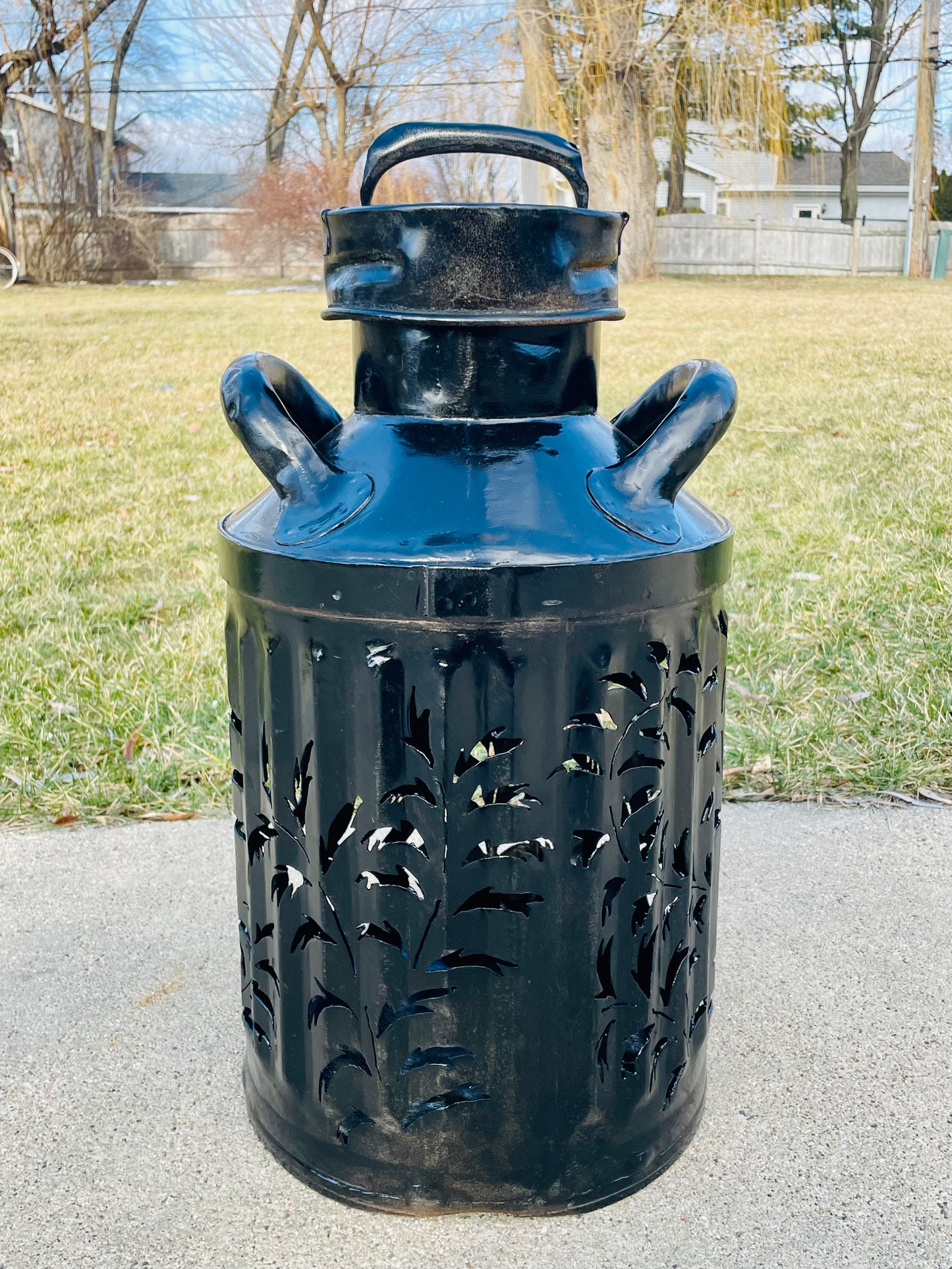 1920s Hand-Cut Antique Can