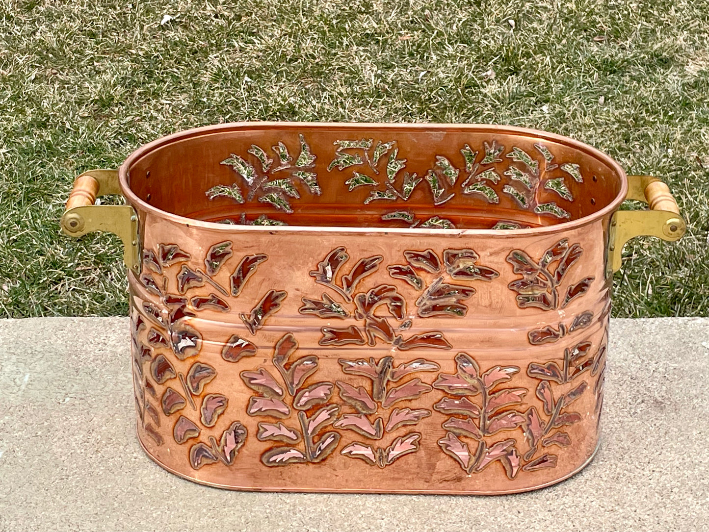 Vintage Copper Boiler Luminary