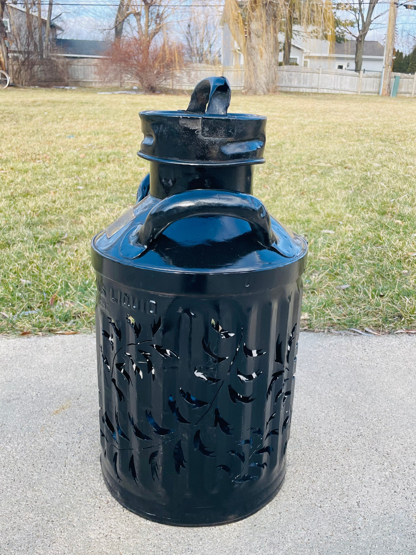 1920s Hand-Cut Antique Can