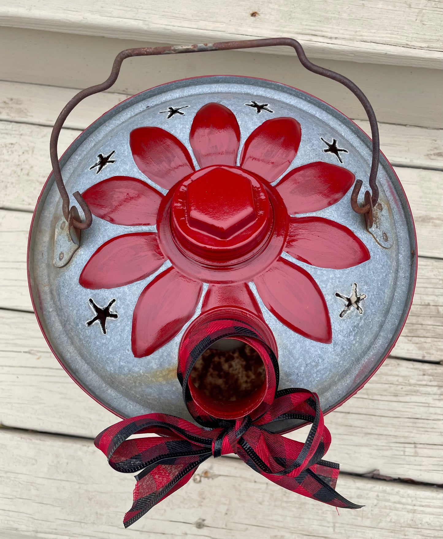 Large Christmas Tree Gas Can Luminary
