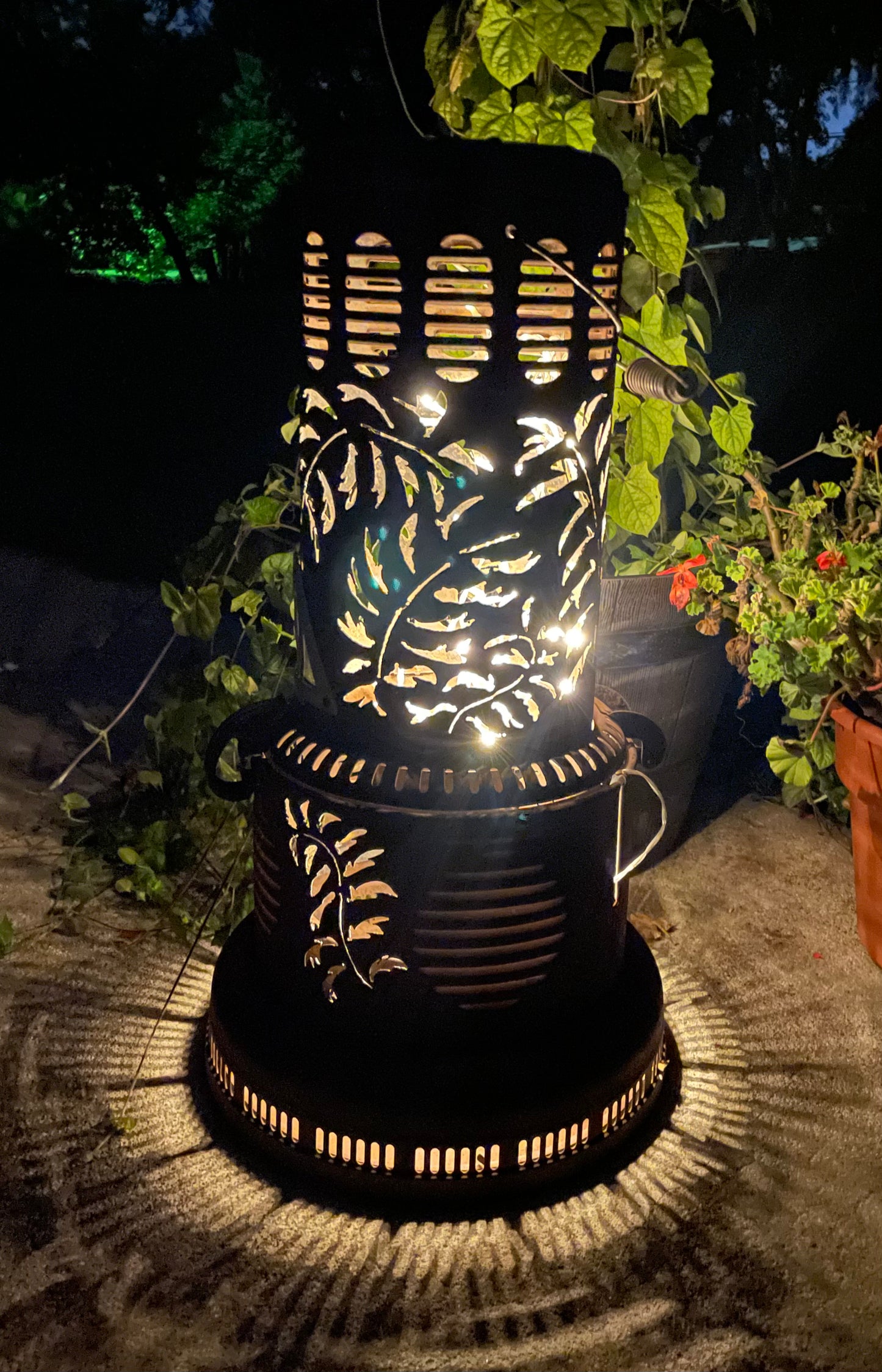 Vintage Kerosene Heater Luminary