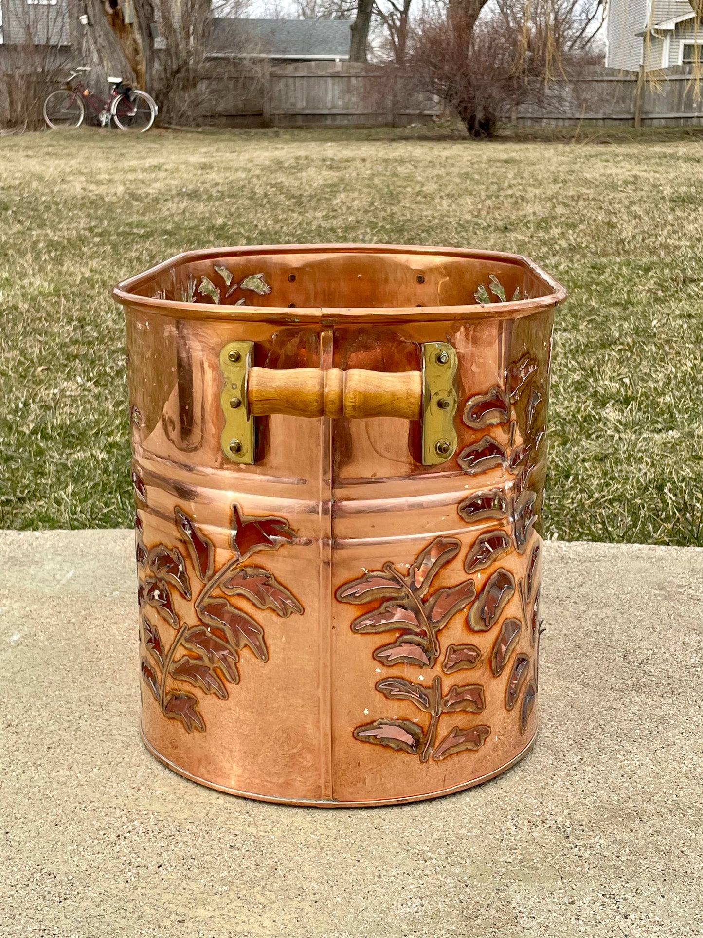 Vintage Copper Boiler Luminary