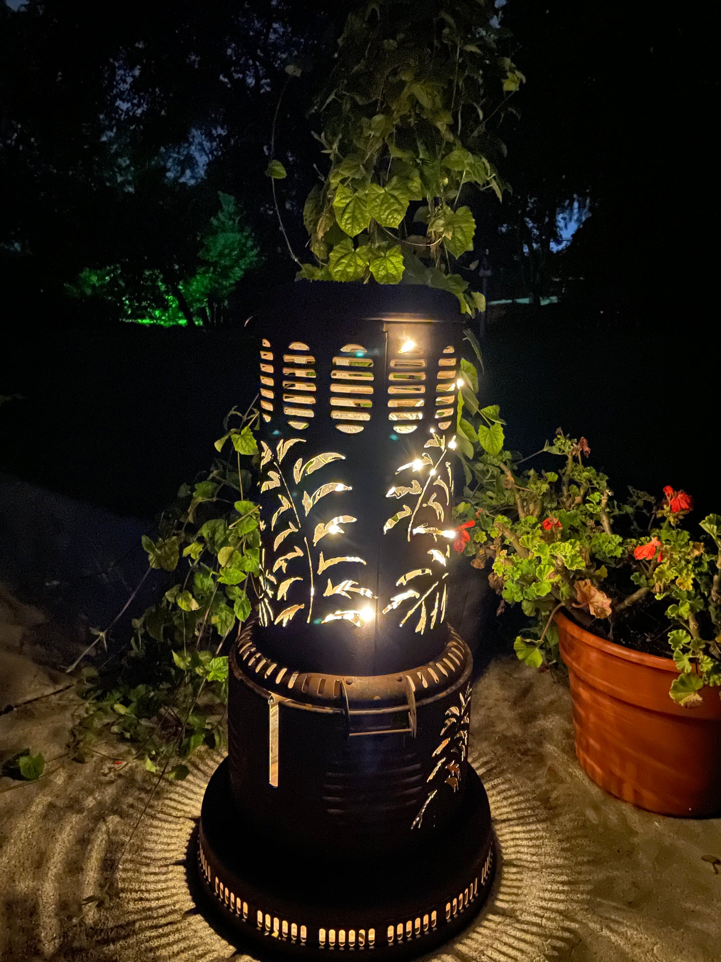 Vintage Kerosene Heater Luminary