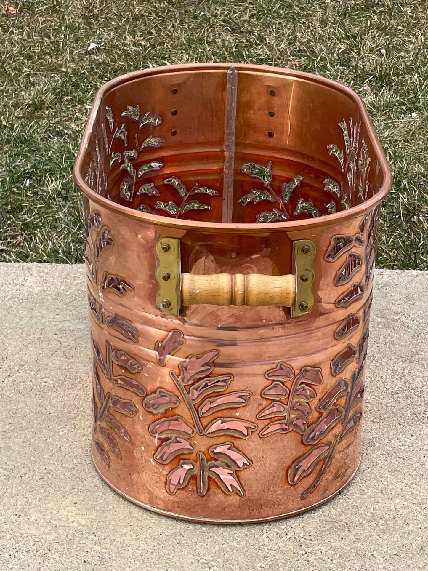 Vintage Copper Boiler Luminary
