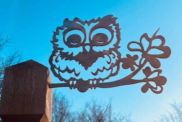 Owl Metal Garden Stake