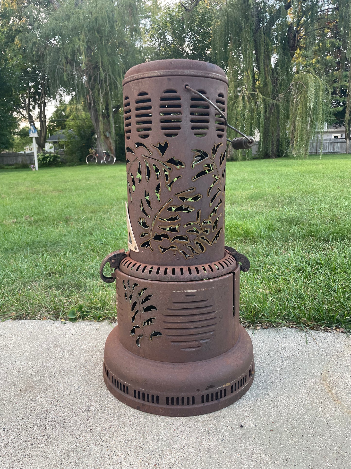 Vintage Kerosene Heater Luminary
