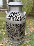 Stainless Steel Milk Can - Gone Fishing