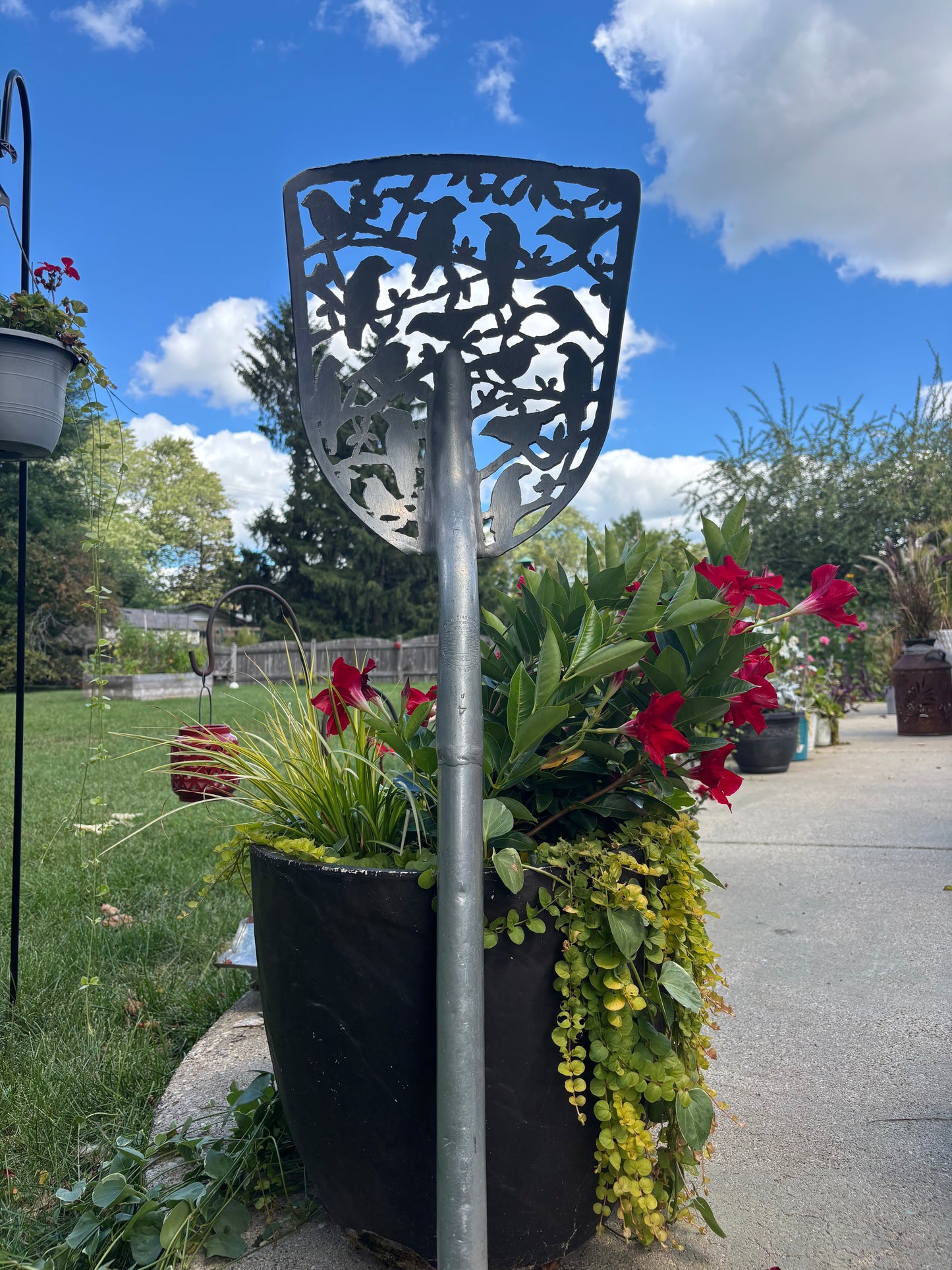 Rare Antique Shovel - Bird Silhouette