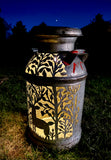 Antique Milk Can - Deer in the Forest