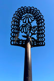 Antique Shovel - Hand Cut - Flower Silhouette