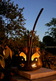 Mini Copper Watering Can Jack-o-Lantern