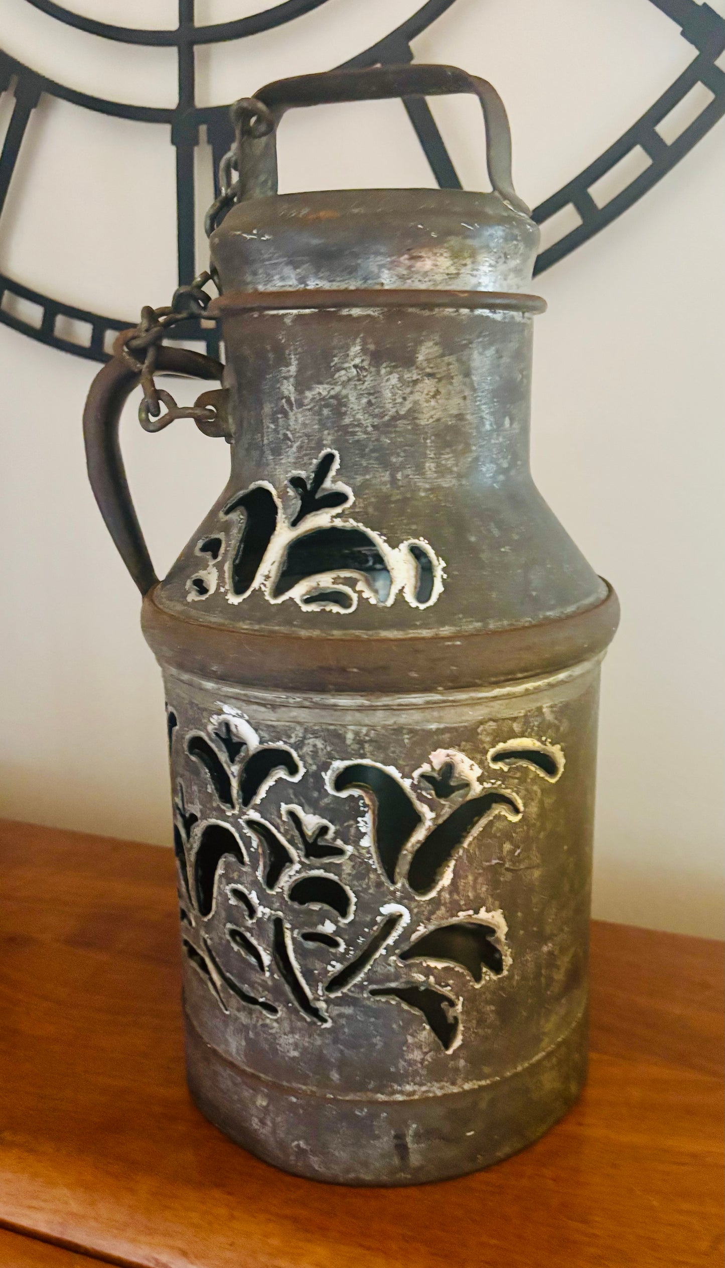 Mini Milk Can - Tulip Design