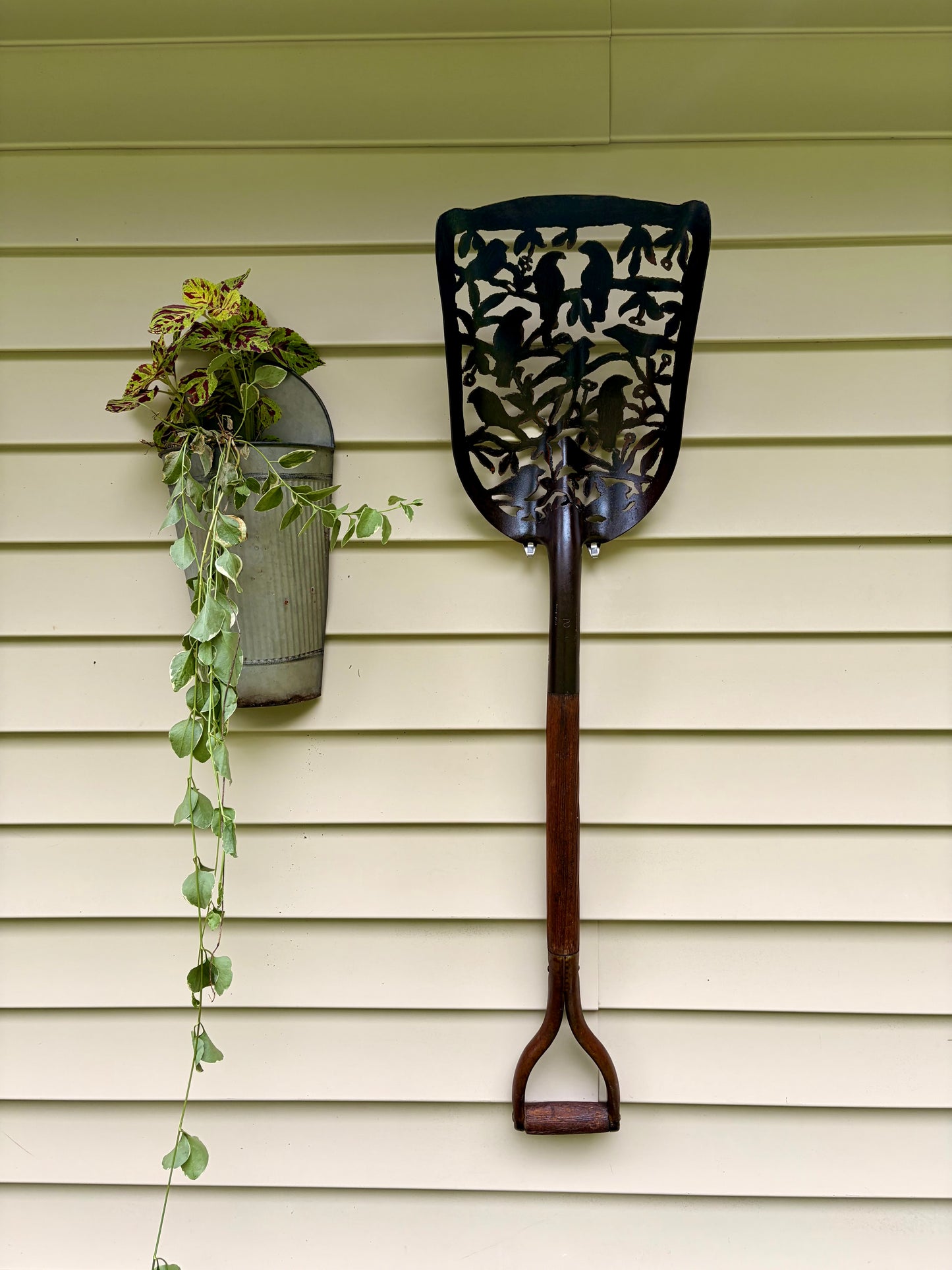 Antique Shovel - Bird Silhouette