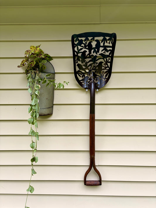 Antique Shovel - Bird Silhouette