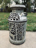 Antique Milk Can - Deer in the Forest