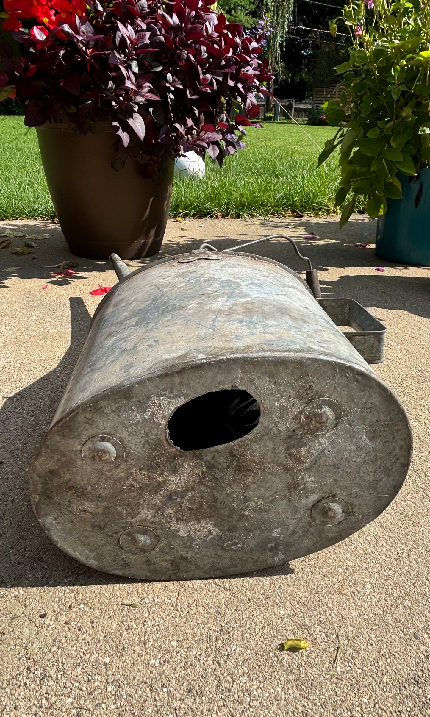 Witch Railroad Oil Can Luminary