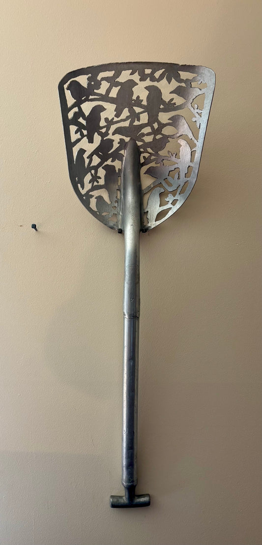 Rare Antique Shovel - Bird Silhouette