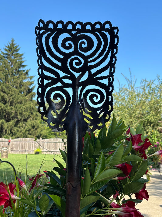 Antique Handcrafted Shovel - "Spiral Excavation"