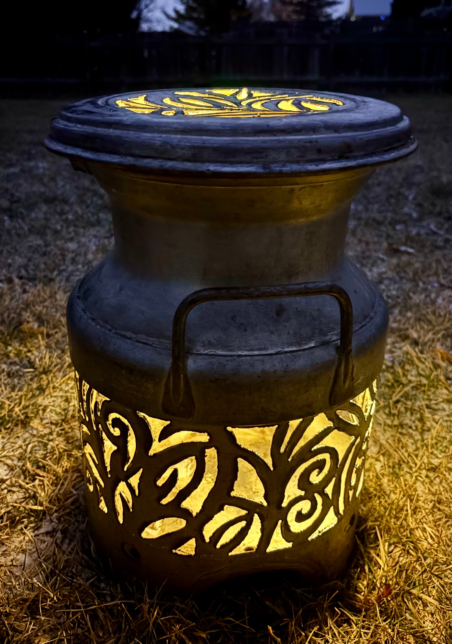 Vintage Mini Milk Can