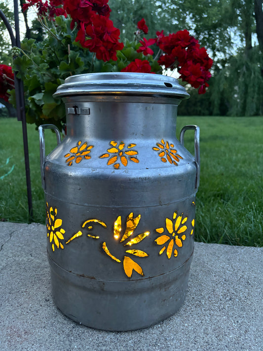 Mini Milk Can Luminary