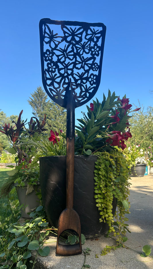 Butterfly Shovel - “Forged Butterflies”