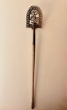 Antique Shovel - Hand Cut - Flower Silhouette