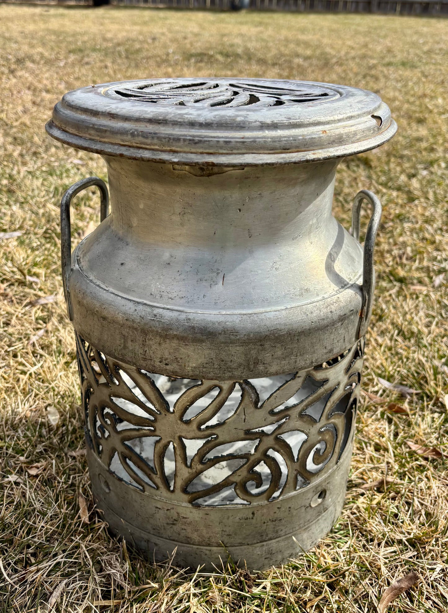Vintage Mini Milk Can