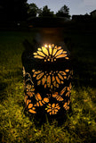 Vintage Milk Can - Dragonfly, Bee, Hummingbird Luminary