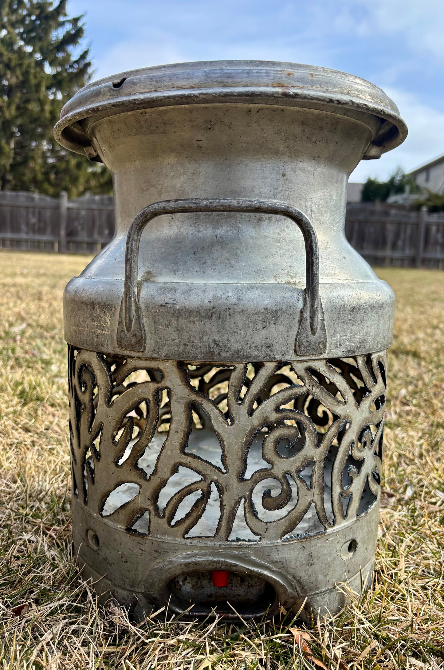 Vintage Mini Milk Can